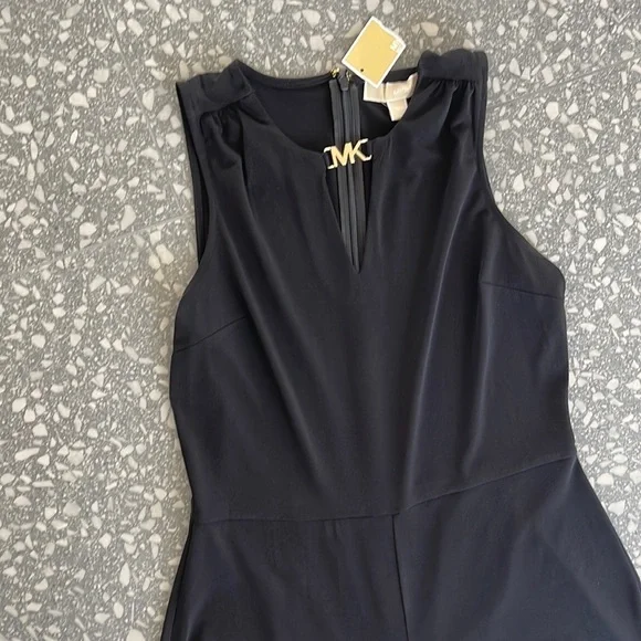 Michael Kors Black Logo Jumpsuit - Picture 9 of 11